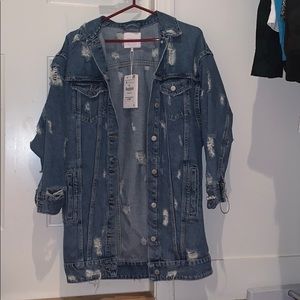 ZARA (trafaluc) oversized jean jacket